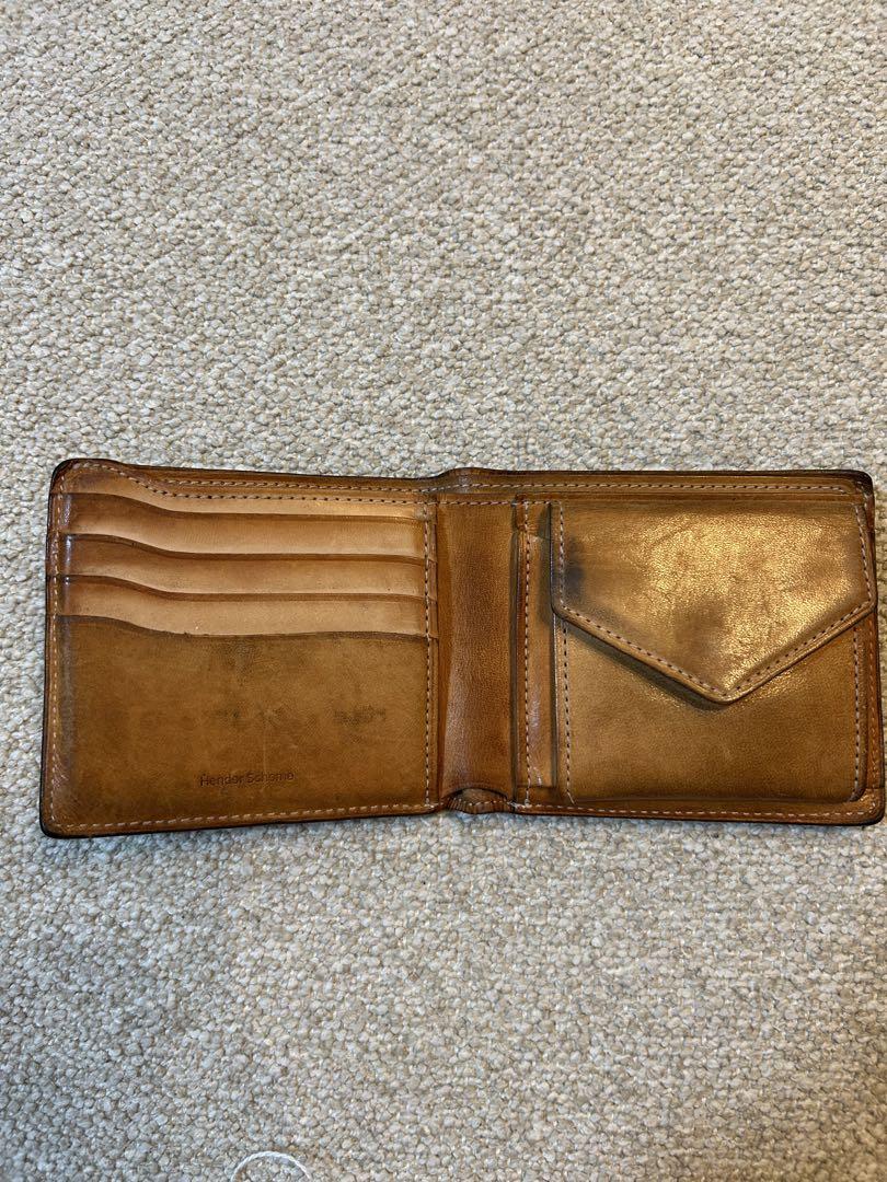 Hender Scheme ブラック 二つ折り財布