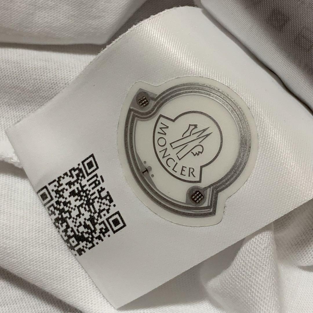 極美品　モンクレール　Tシャツ　ホワイト　サイズXS　国内正規品