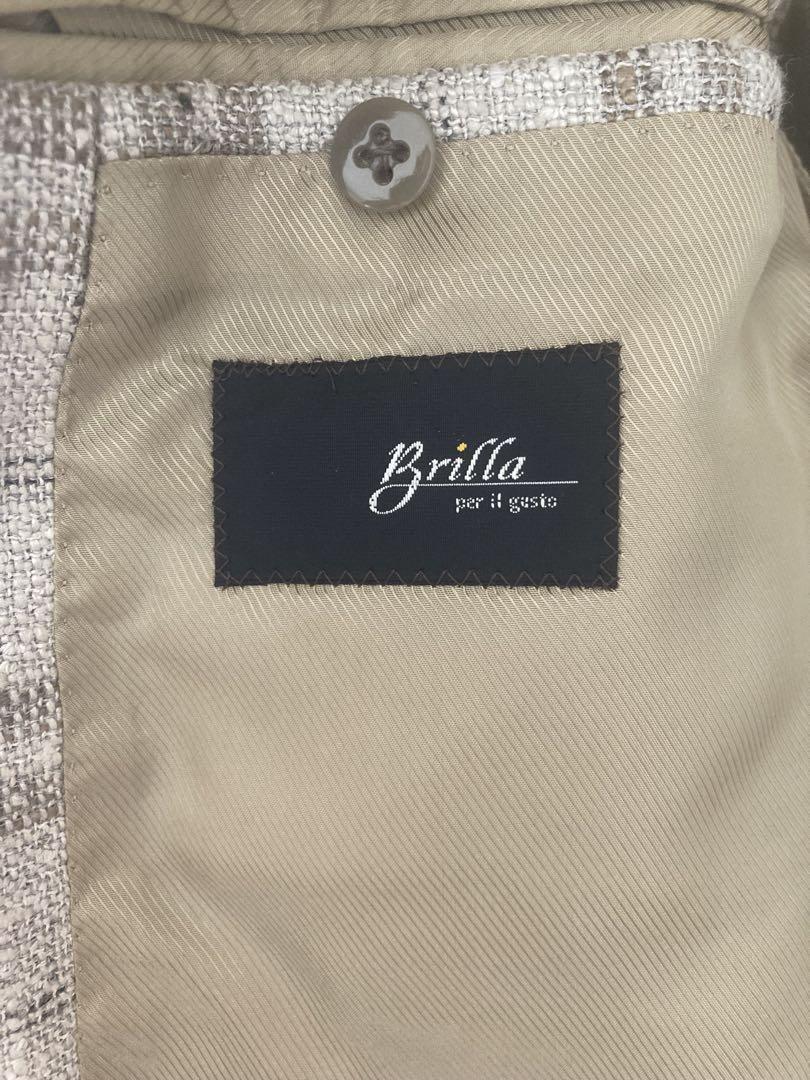 【美品/春夏】Brilla per il gustoウィンドウペンジャケット44