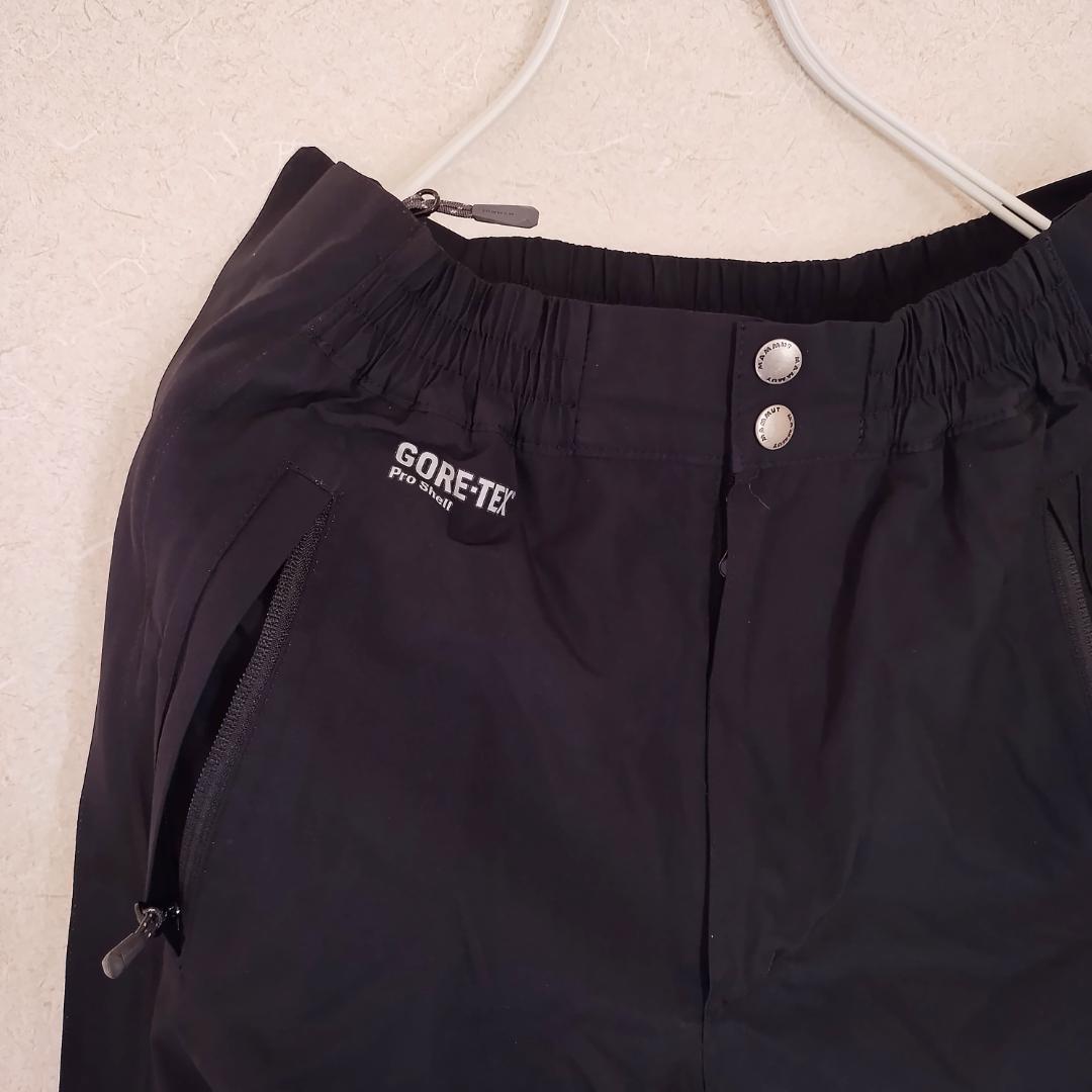 売上実績NO.1 美品】マムート ゴアテックス オールラウンダーパンツ 黒 人気 ジャケット・アウター