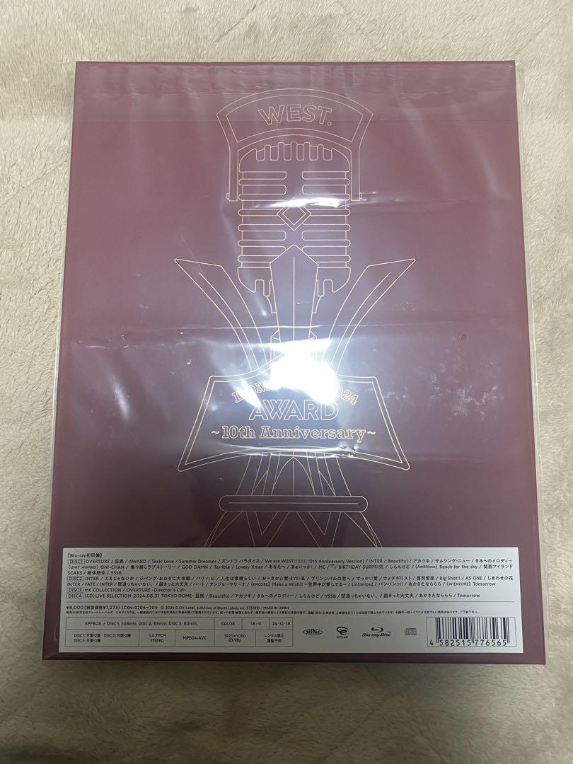 ミュージック WEST.DOME TOUR AWARD Blu-ray