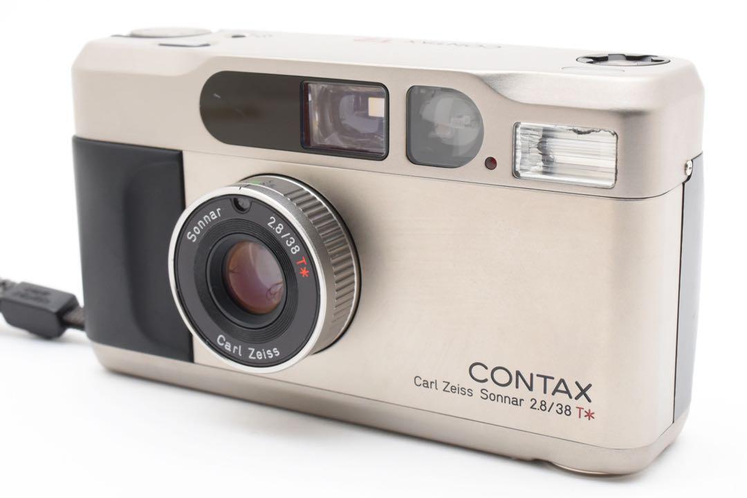 【動作品】CONTAXコンタックス T2 チタンブラック フィルムカメラ