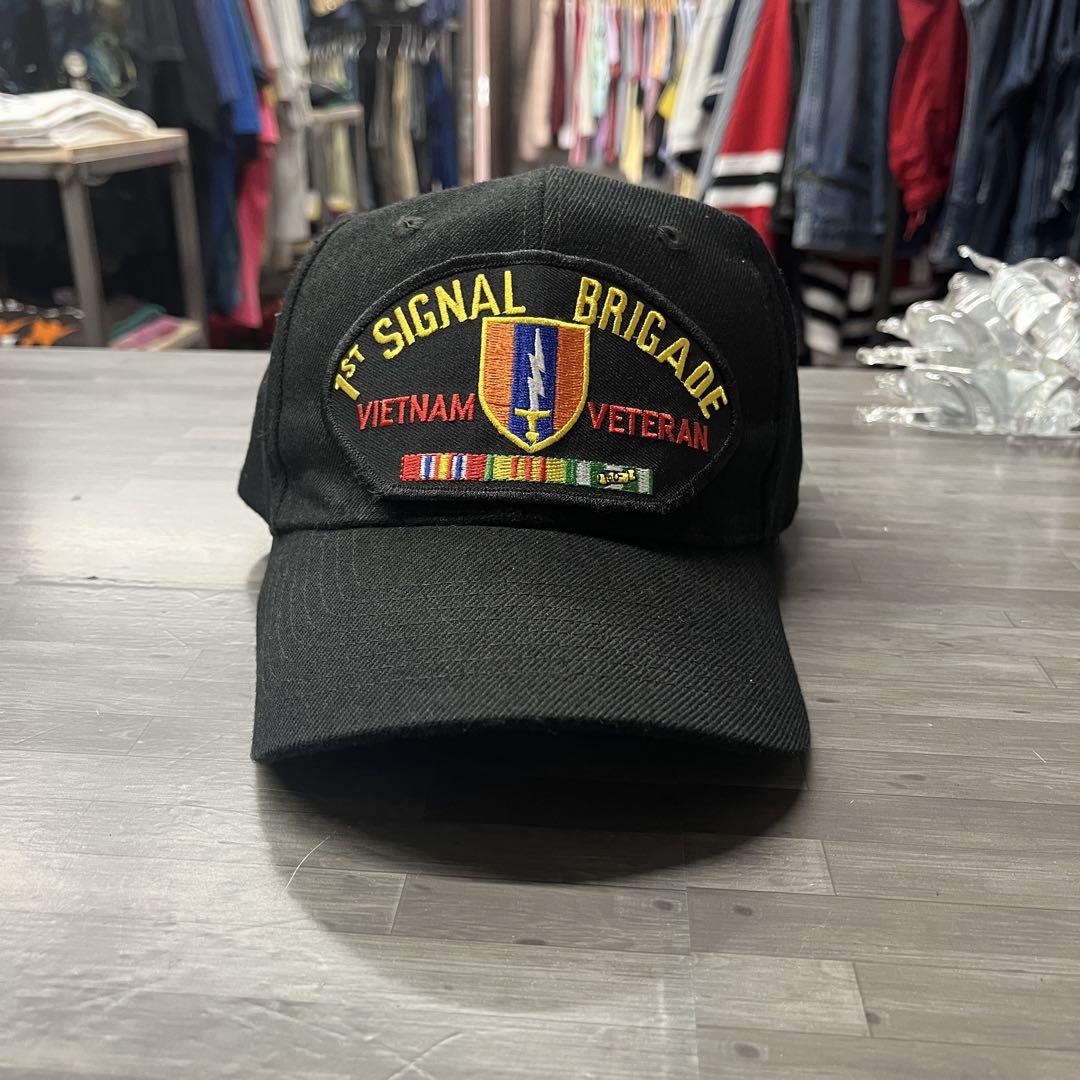 1st Signal Brigade ベトナム退役軍人キャップ 古アメカジ