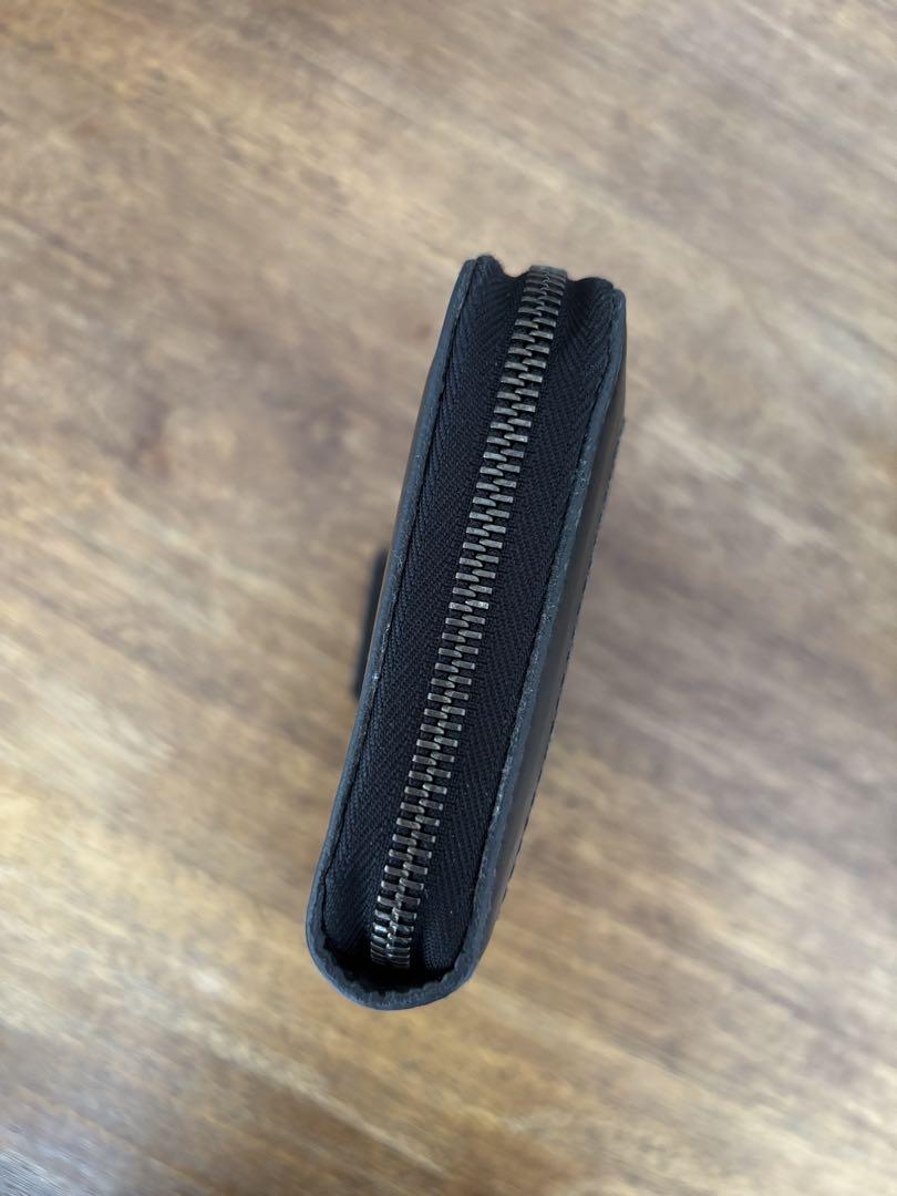Louis Vuitton ブラックレザー長財布