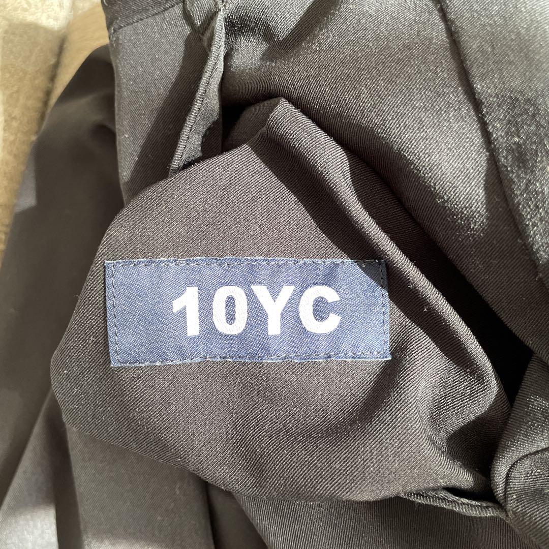 10YC テーパードチノパンツ ブラック Sサイズ