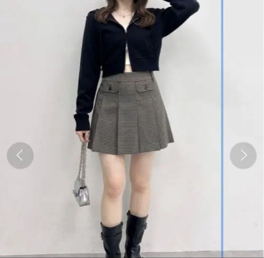 Heather POLOBCS ダブルジップフード ネイビー