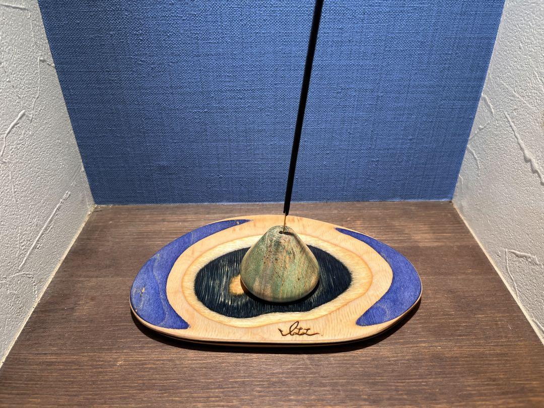 お香立て スタビライズウッド スケボーリメイク ハンドメイド