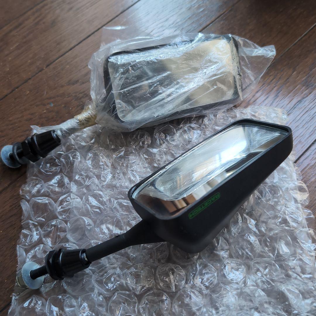 RACETECH バイクミラー 2個セット 黒