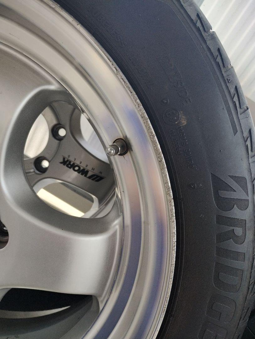 ハイエース WORK 18in 8j +35 BS 215/55r18
