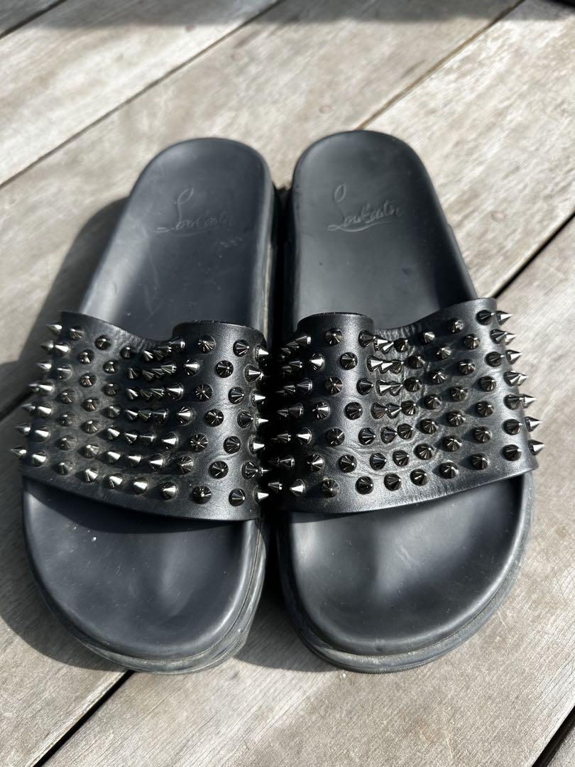 Christian Louboutin★スタッズ スライド サンダル★関税込 Christian Louboutin スタッズサンダル - メルカリ