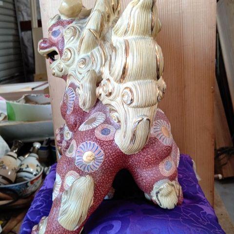 九谷大獅子 - 工芸品在庫 処分 セール 通販