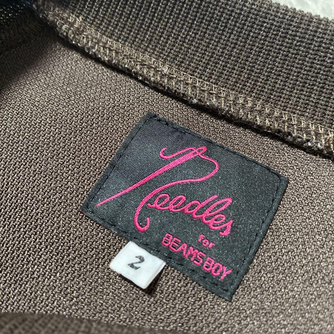 ✨美品✨needles ビームスボーイ別注 ブラウン×水色 ワンピース　M