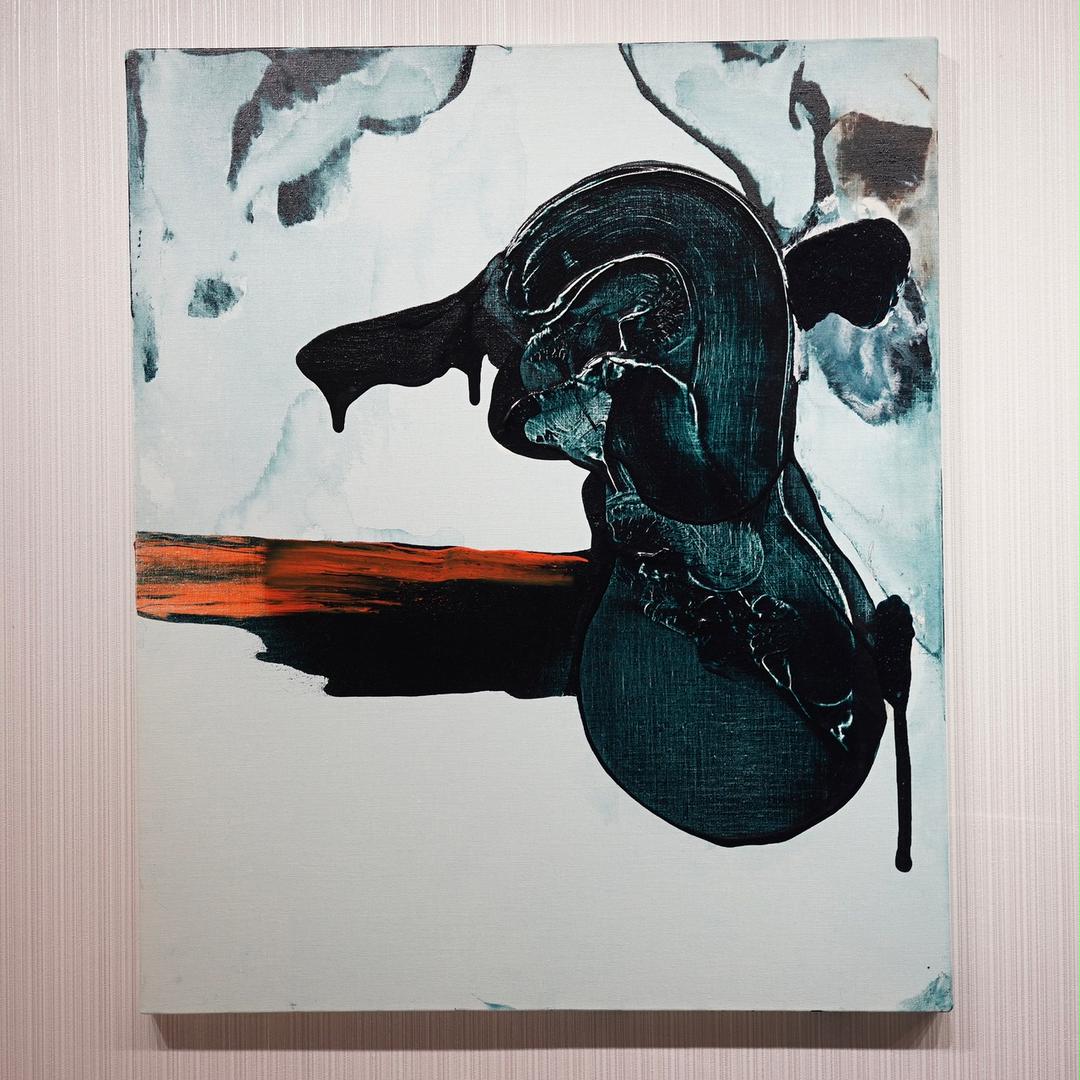 抽象画/油絵/モダン/現代/北欧/アート/壁掛け/70×60/展示品