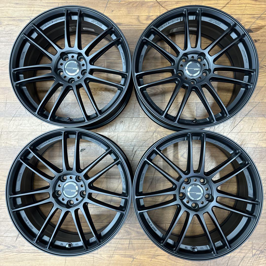 ☆中古品 美品 ワーク エモーションZR7 19インチホイール　4本セット☆