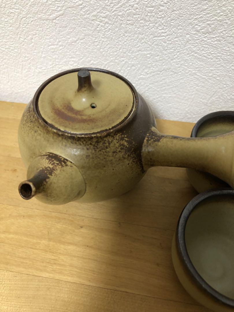 ★武州・飯能窯 飯能焼 急須 1湯呑5セット売り