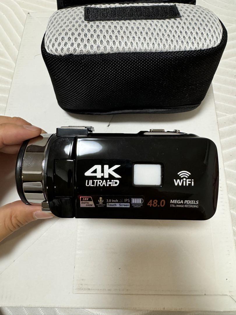 デジタルビデオカメラ　4K Ultra HD Wi-Fi 48.0メガピクセル デジタルビデオカメラ 4K Ultra HD 48.0メガピクセル wifi