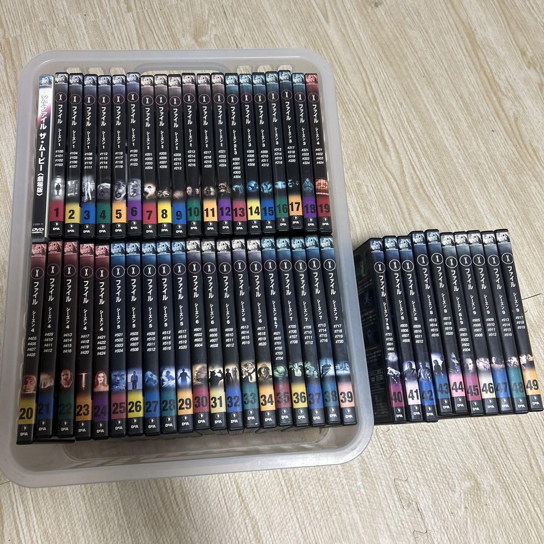 Xファイル DVDコレクション 1～49全巻セット＋1 劇場版 - メルカリ