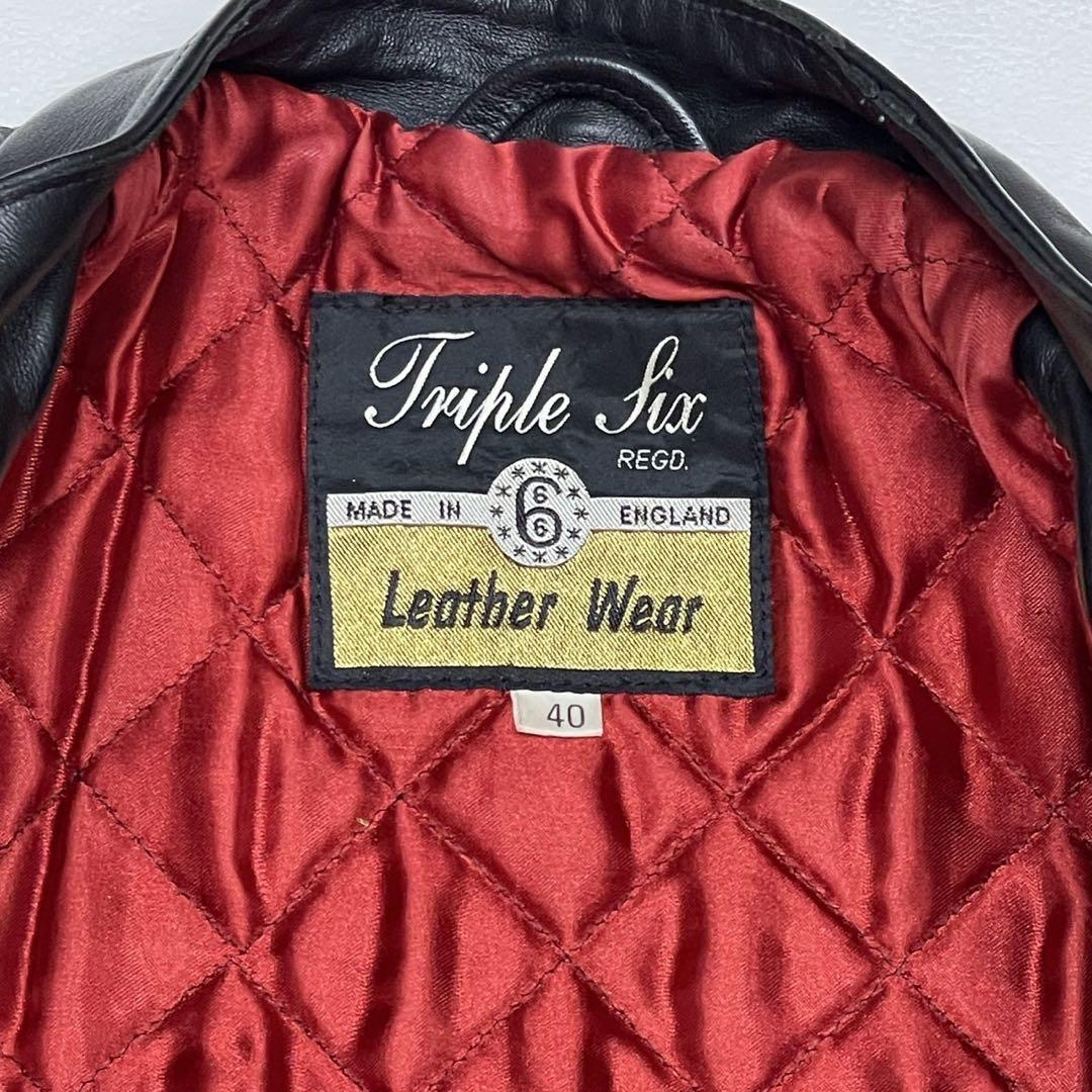美品 40サイズ 666 LJM-1 パテット ライダースジャケット - メルカリ