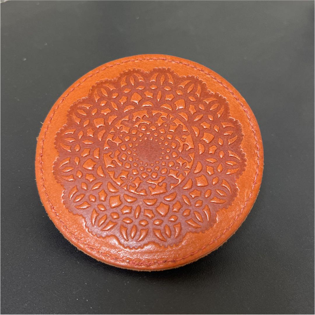 kanmi. カンミ コトリレース手鏡 受注販売 カラーレッド