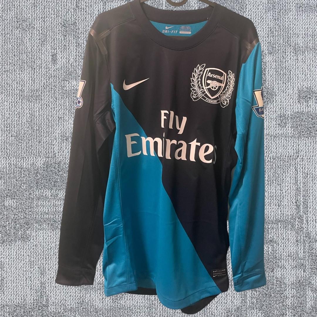 11-12 アーセナル 12番 アンリ 長袖 ユニフォーム アウェイ