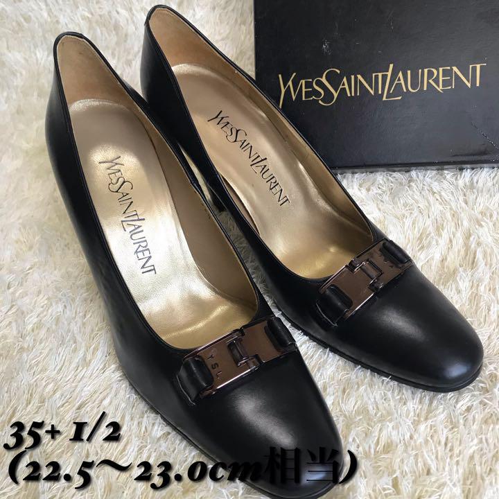 正規品 未使用☆YSL金具【イブサンローラン】パンプス表記35 1/2