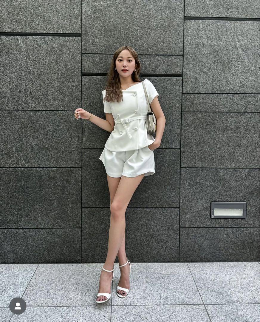 sheller シェリエ　off shoulder jacket tops shellerシェリエ off shoulder jacket tops