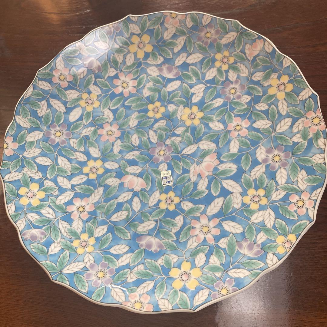 沖縄　やちむん　　7.5寸皿　 赤絵　飾り皿　壺屋焼 沖縄の器・やちむん・壺屋焼】 國場陶芸 赤絵 7寸皿 H | 沖縄の