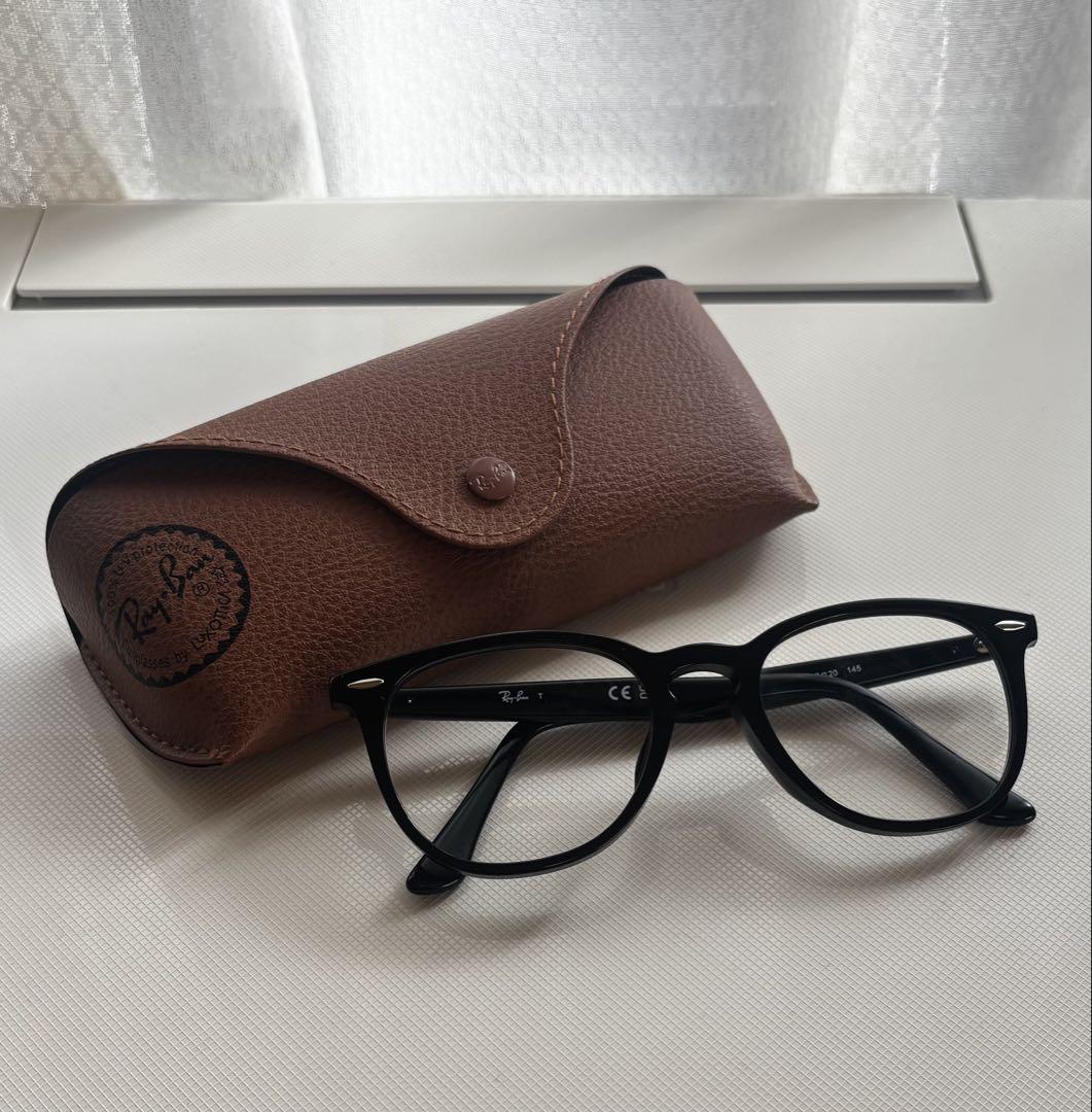 Ray-Ban ブラックメガネ ケース付き