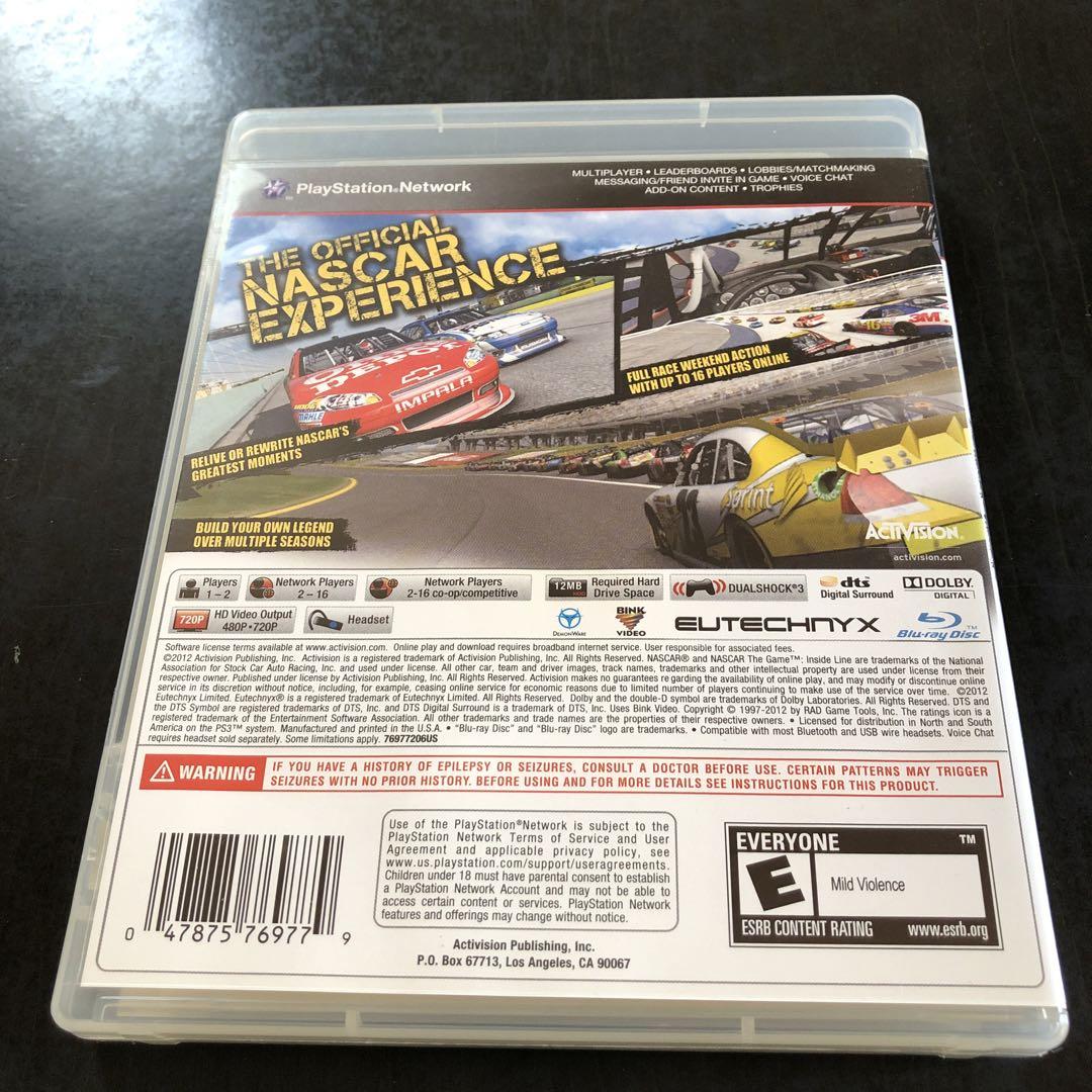 Nascar The Game Inside Line PS3 ソフト