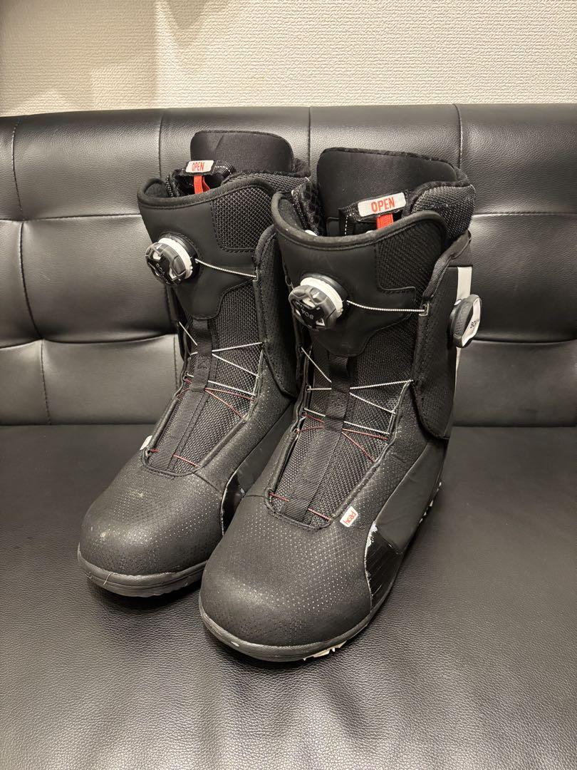 SALOMON サロモン 25cm IVY 女性用 黒 水色 BOA