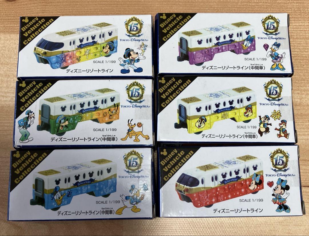 東京ディズニーシー　ディズニーリゾートライン　15周年　六連結　レア 東京ディズニーシーディズニーリゾートライン15周年六連結レア
