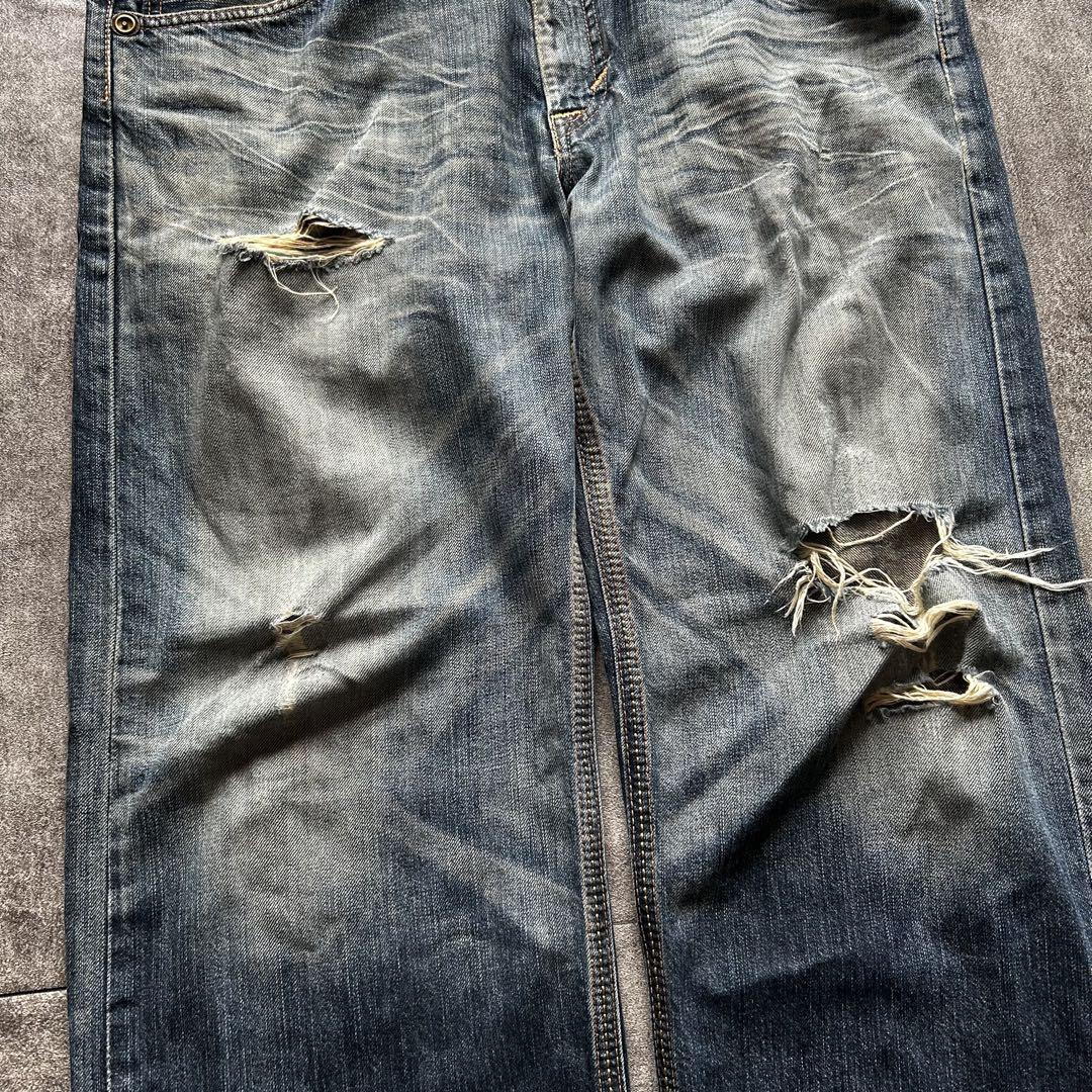 archive grunge edwin fade denim pants - メルカリ
