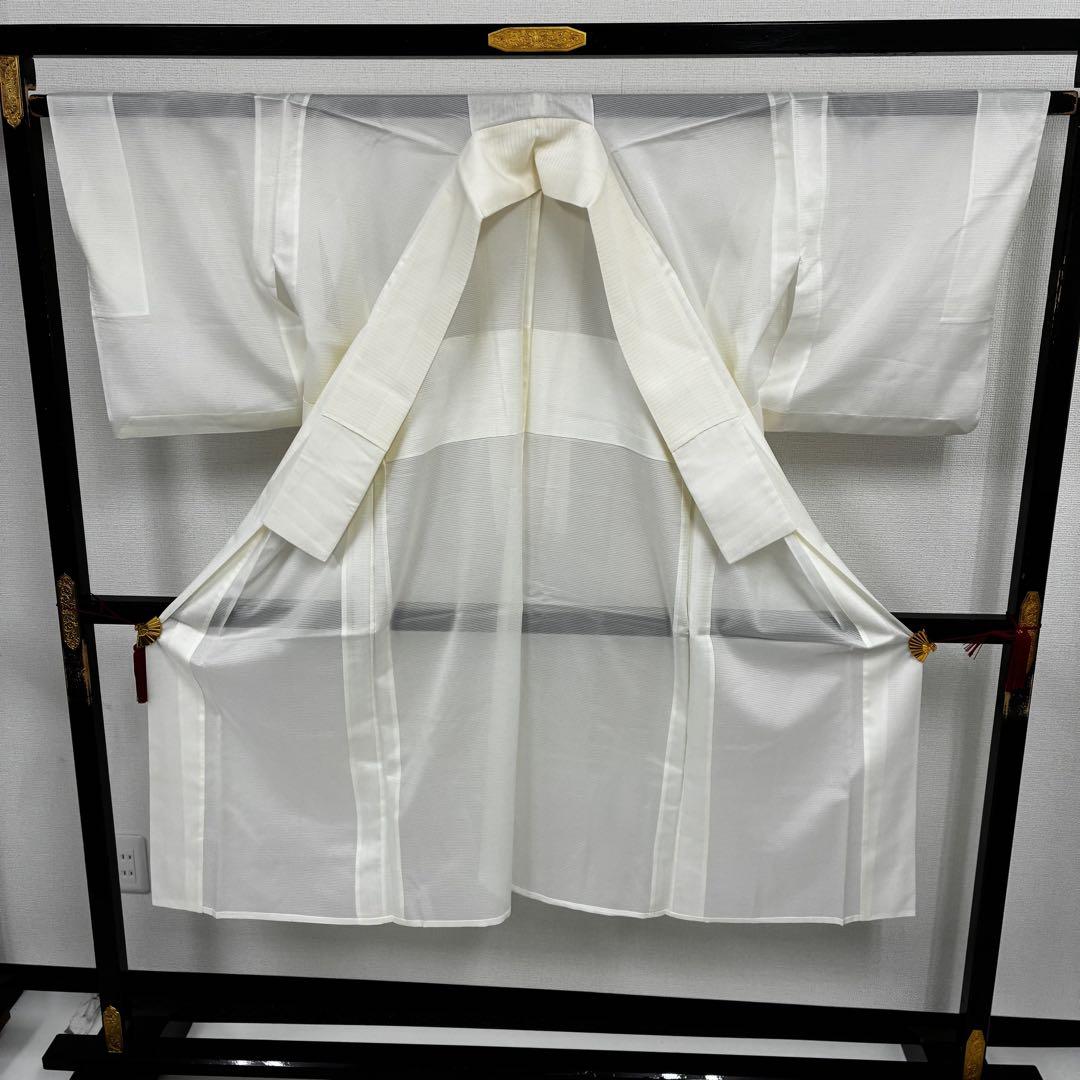 10%OFF】長襦袢 絽 夏用 正絹 白 ろ Mサイズ Lサイズ sin3495i