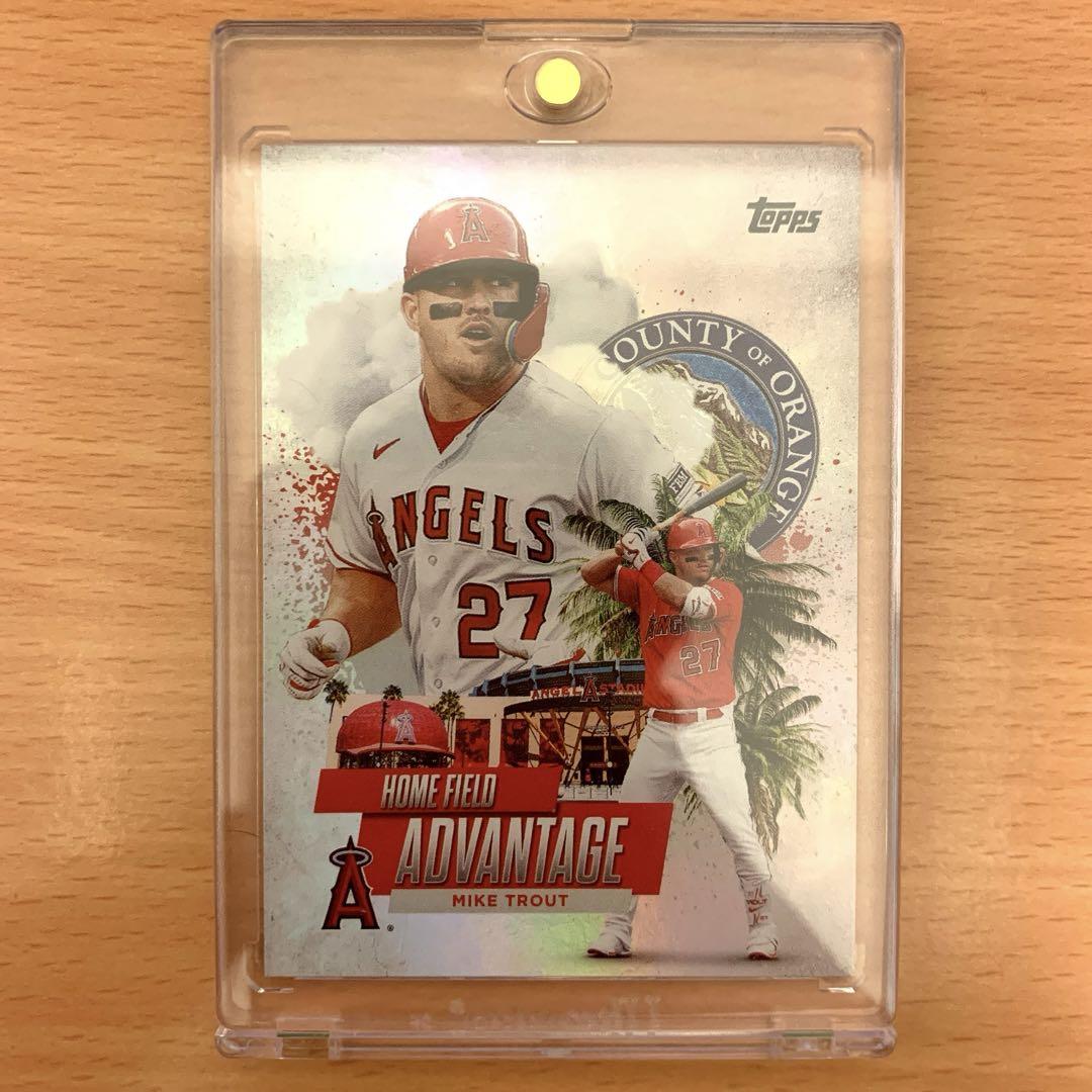 マイク・トラウトtopps HFA ホームフィールドアドバンテージ