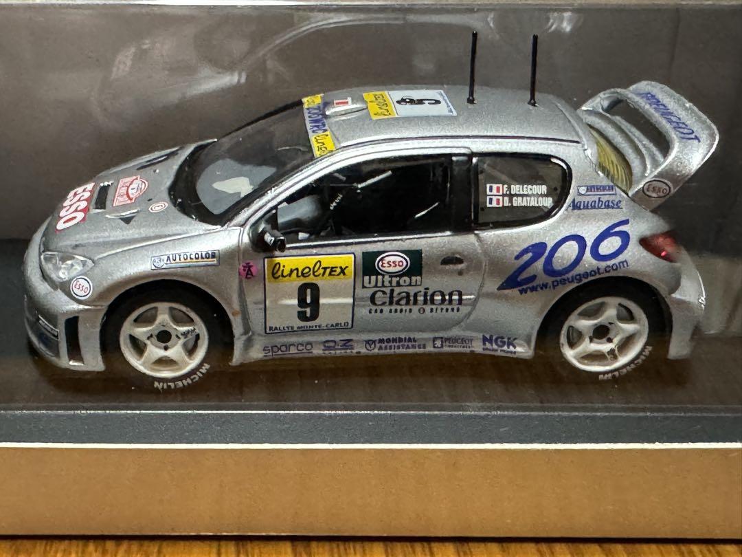 メーカー不明 1/43 プジョー206 モンテカルロ F.デルクール