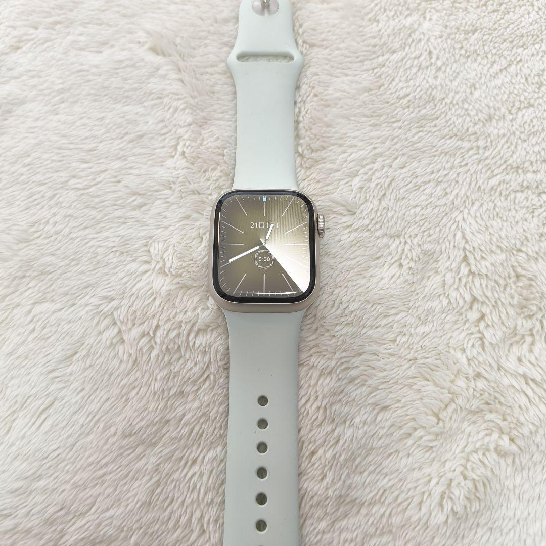 アップル Apple Watch series9 スターライト