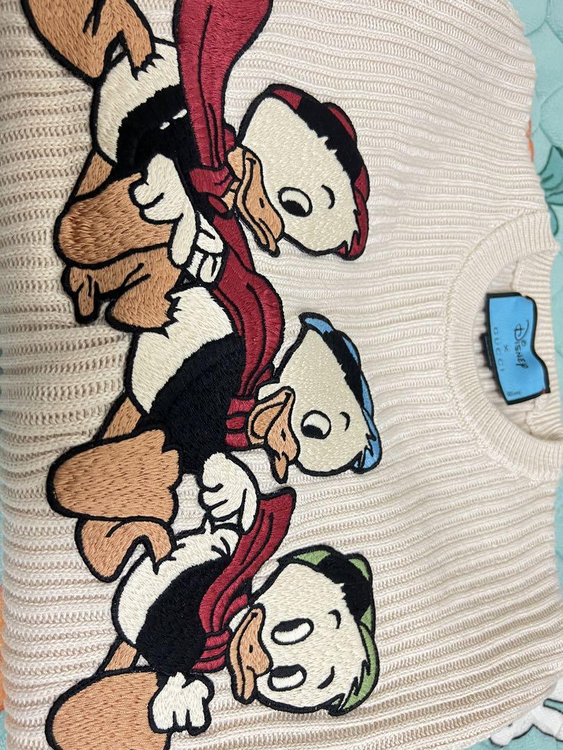 未使用近い❗️Disney x Gucci ドナルドダック ニットセーター XS 未使用近い❗️Disney x Gucci ドナルドダック ニットセーター XS