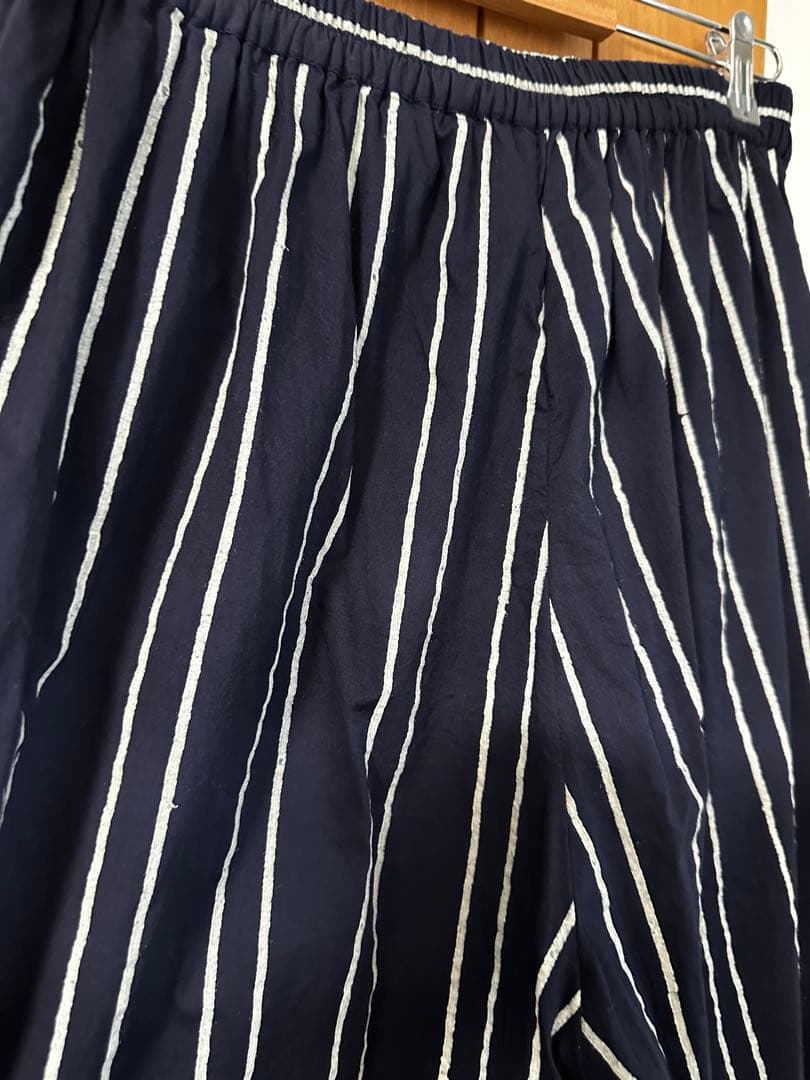 ストライプイージーパンツM