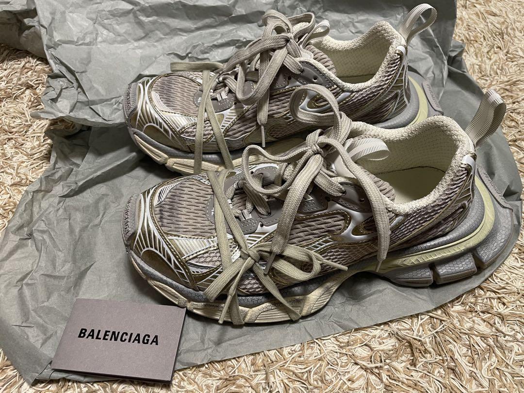 BALENCIAGA 3XL 42 グレー/シルバー　ナップサック付き