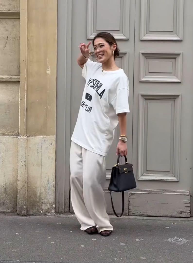 トップス gypsohila College Logo tee
