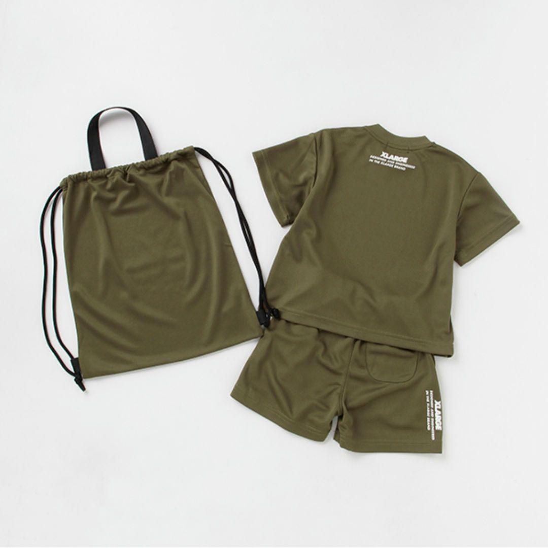 OGゴリラTシャツ×ショートパンツ×バッグ3点セット エクストララージキッズ