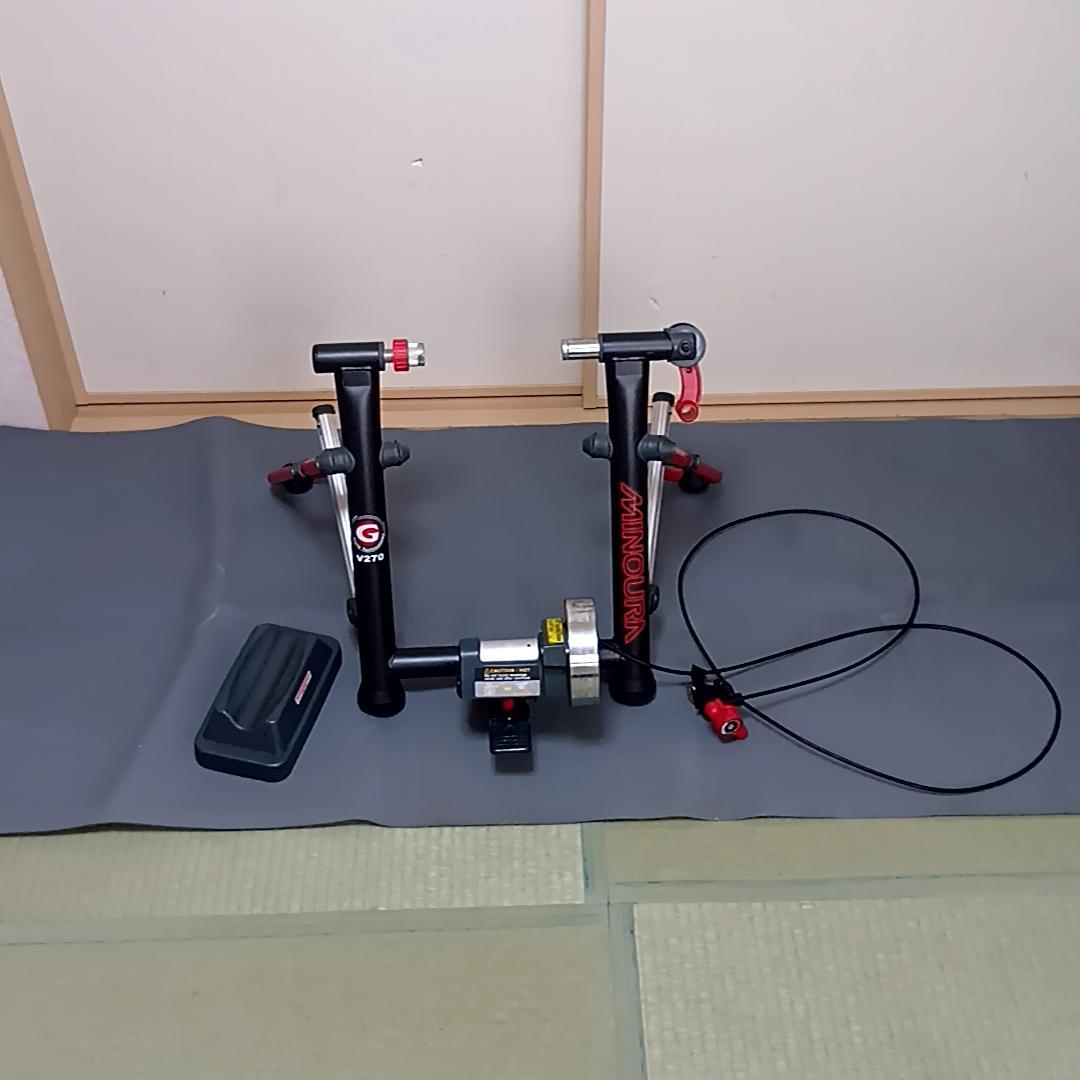 MINOURA ミノウラ V270 サイクルトレーナー　トレーニングマット付き