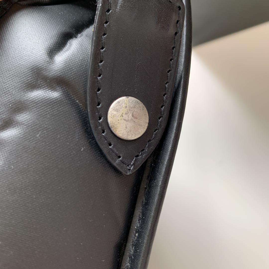 ハンティング ワールド バッグ 黒 ブラック バチュークロス セカンド