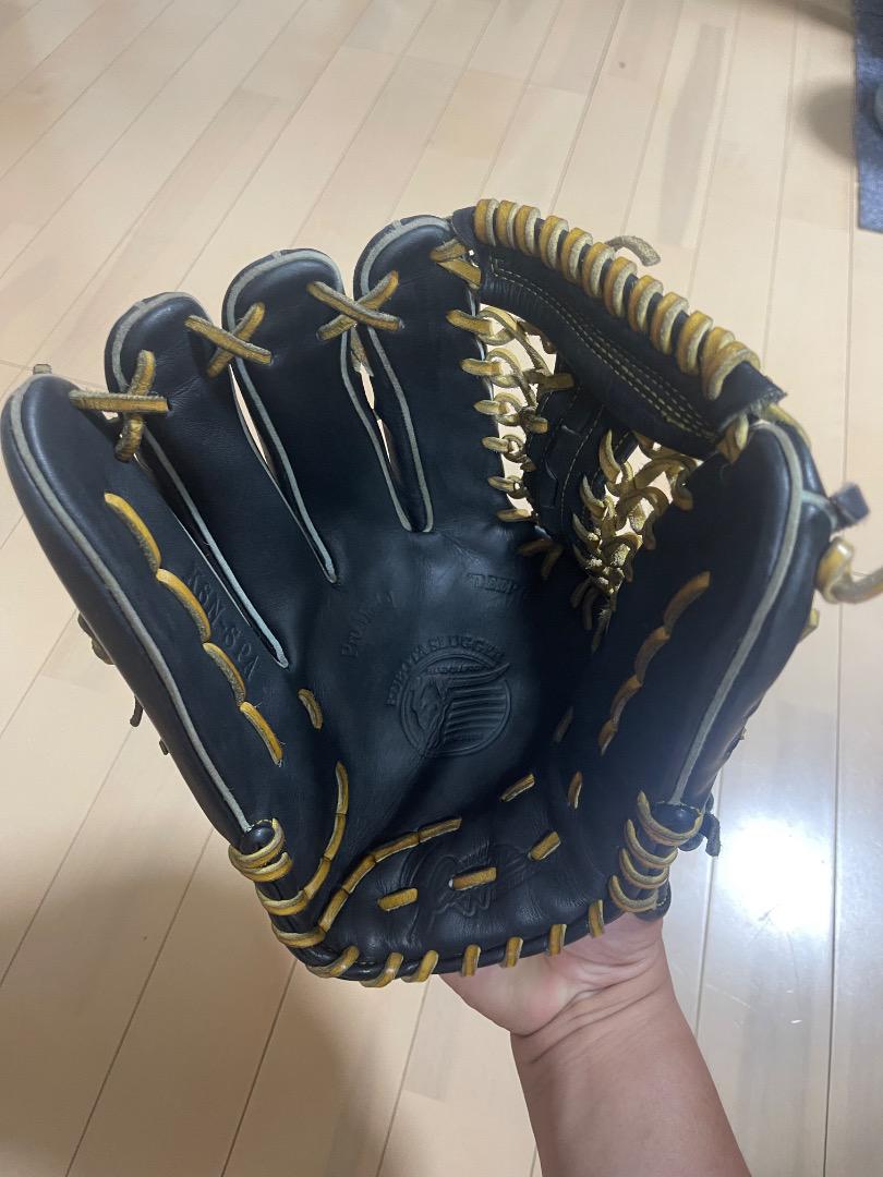 軟式　左投げ　スラッガー　外野手用グローブ