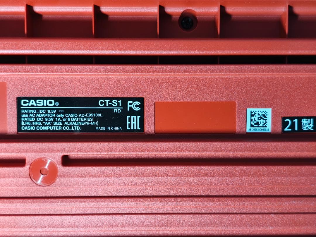 CASIO 電子キーボード CT-S1 RD レッド CASIO 電子キーボード CT-S1 RD レッド