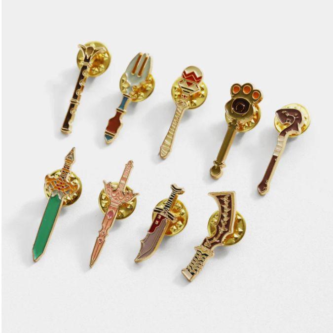 FINAL FANTASY IX 武器モチーフ　ピンバッジ　コンプリートセット