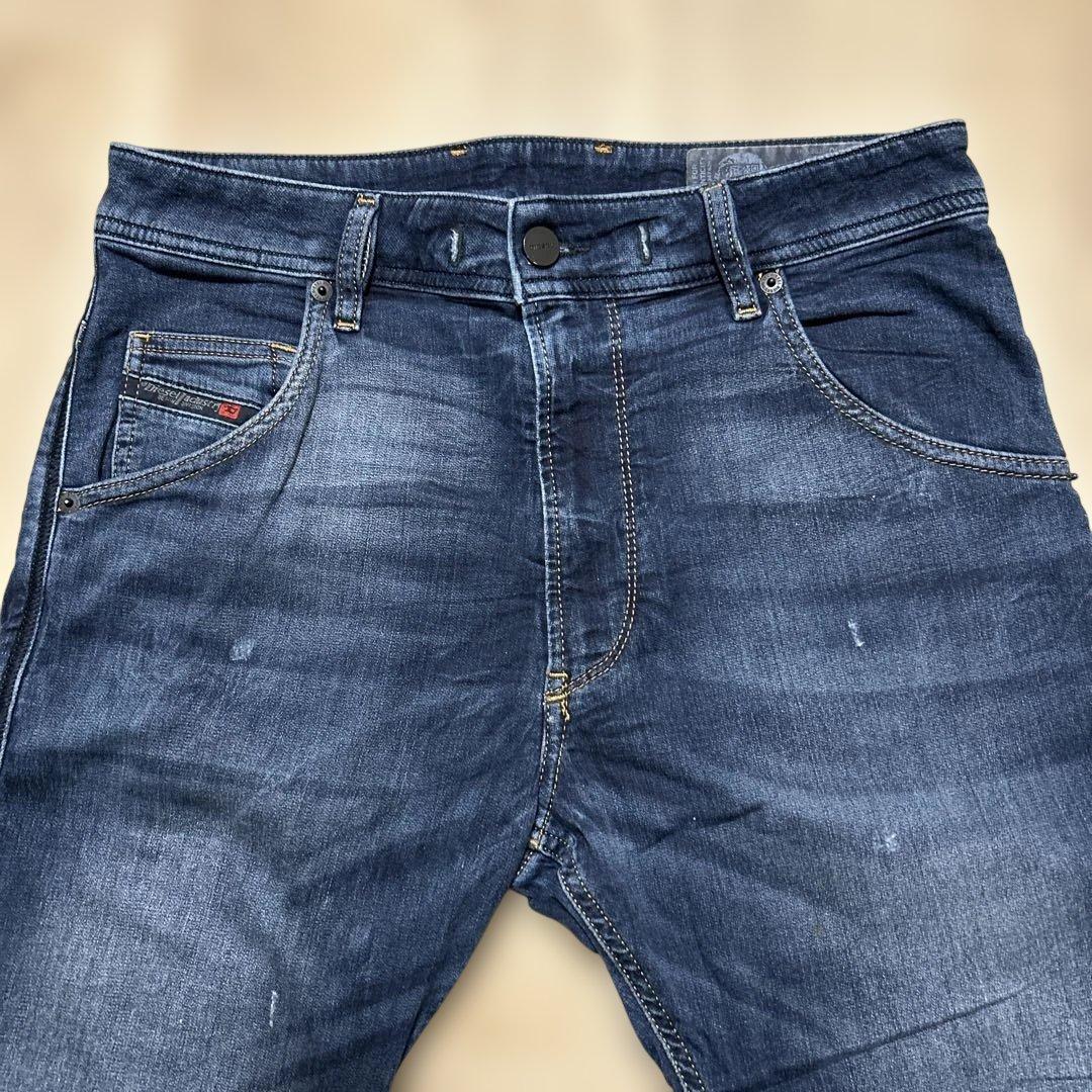 美品DIESEL ディーゼル ダークブルースリムフィットデニム 28