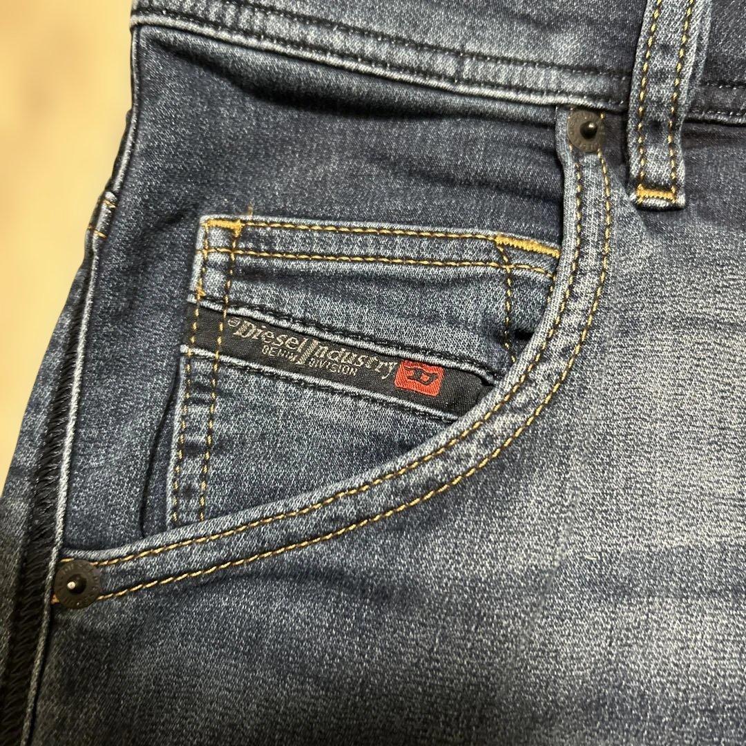 美品DIESEL ディーゼル ダークブルースリムフィットデニム 28