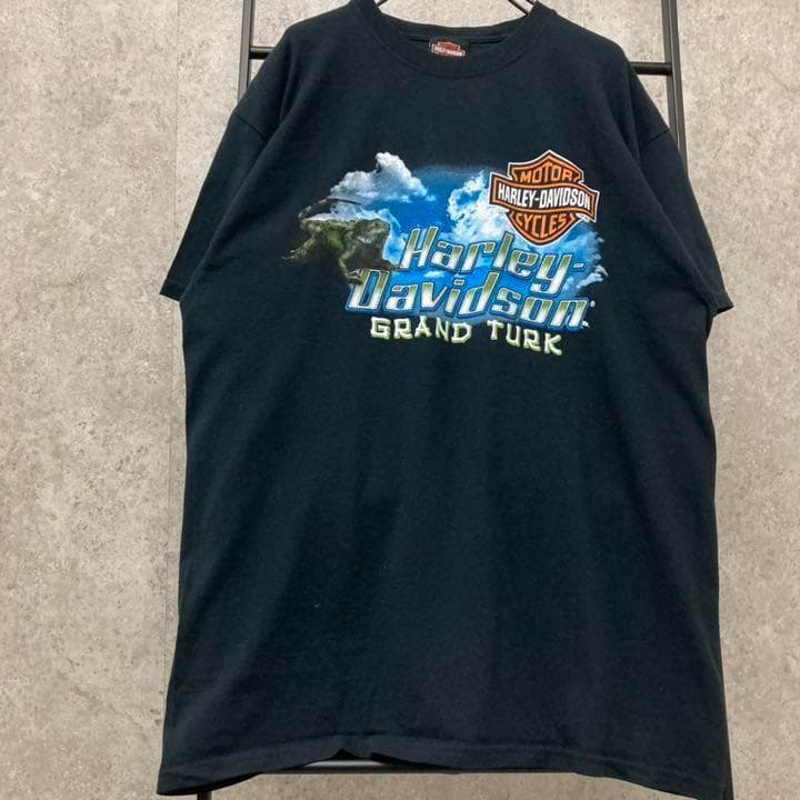 US古着》ハーレーダビッドソン アニマル Tシャツ メンズL〜XL