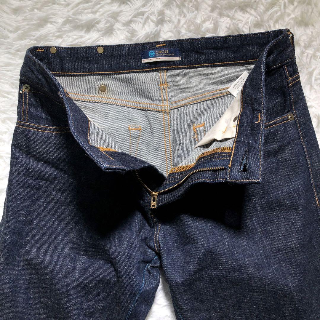 【極美品】ジャパンブルージーンズ　サークルデニム　29 赤耳　レザーパッチ 極美品】ジャパンブルージーンズ サークルデニム 29 赤耳 レザー